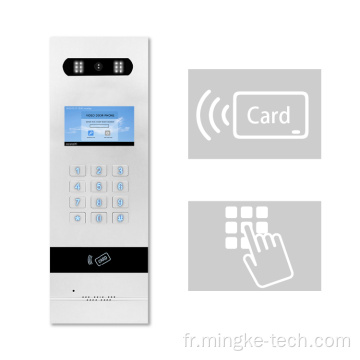 Système de caméra de porte d&#39;interphon IP IP pour appartements